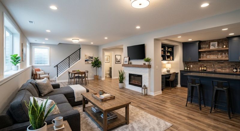 Basement Conversion in Alpharetta, GA