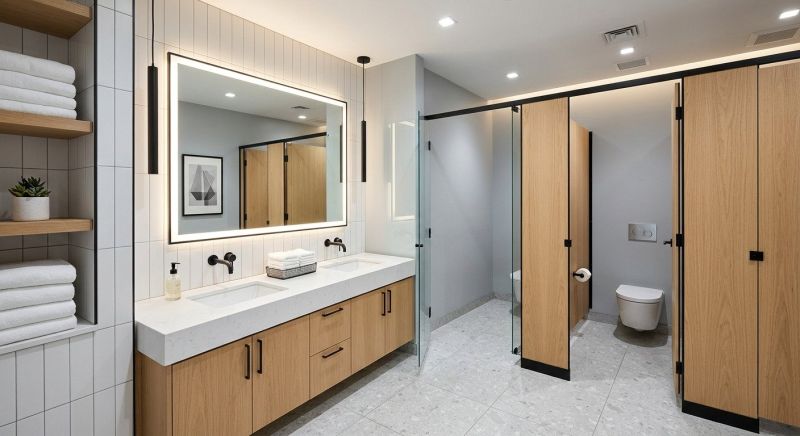 Office Bathroom Renovation in Denver County, CO