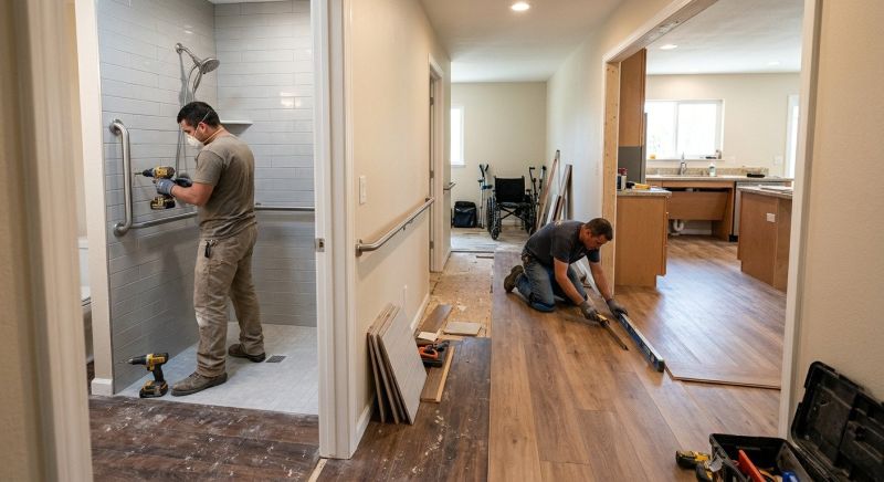 Senior Bathroom Renovation in Alpharetta, GA